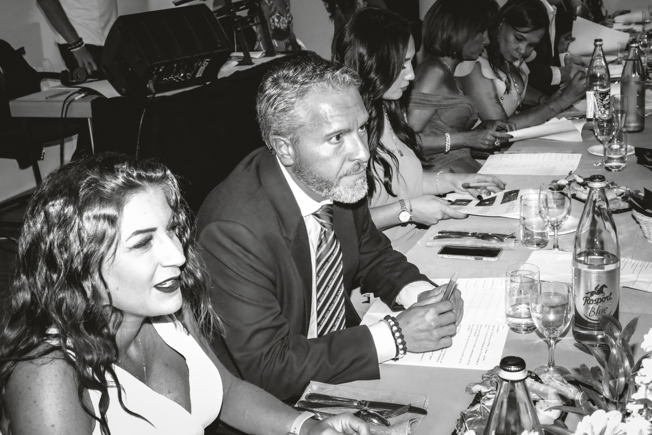 Laura Eusebi et Gianni Di Bari (jury)